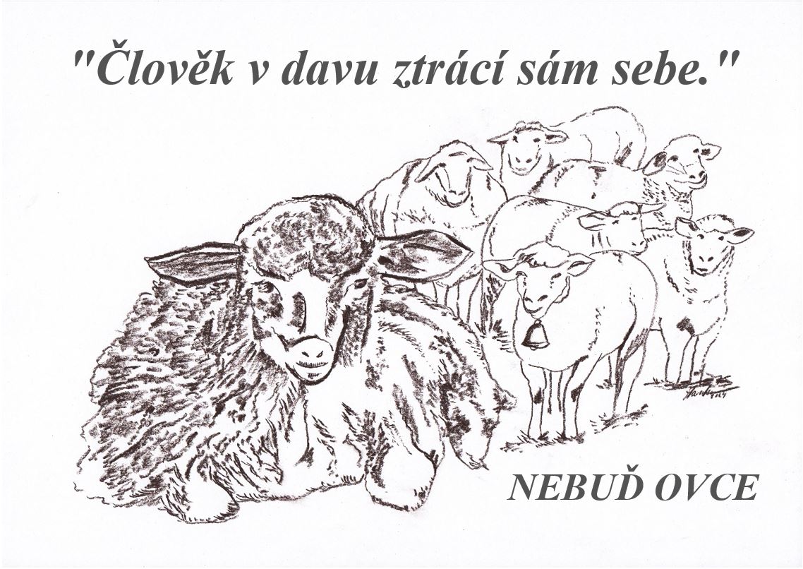 Člověk v davu ztrácí sám sebe